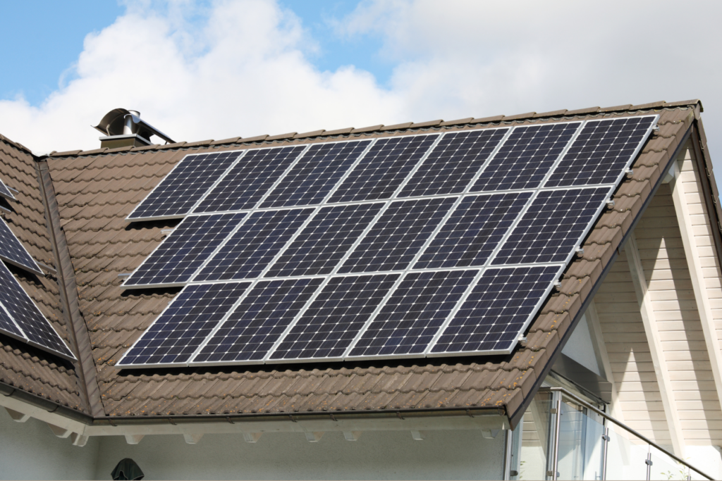 Solar panels installed on a single-family home in a Michigan homeowners association subdivision regulated under the Michigan Homeowners' Energy Policy Act (HEPA).